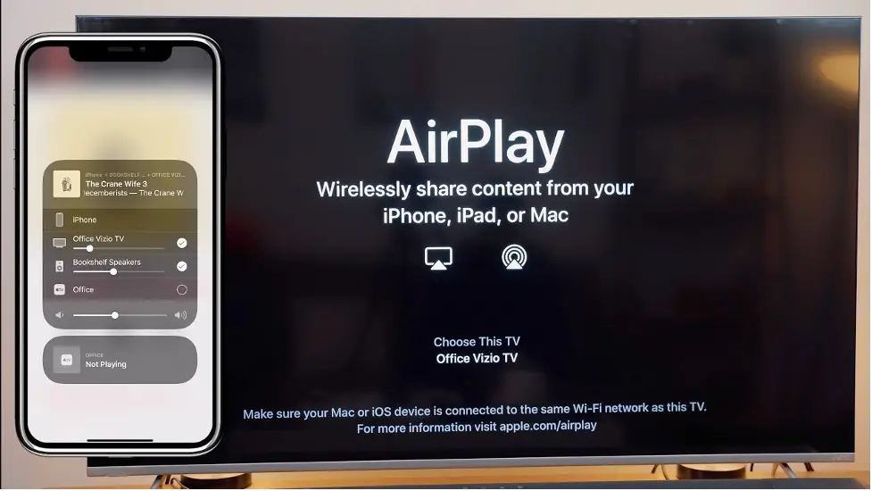 How to airplay on vizio tv